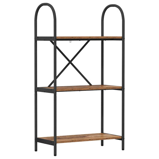 vidaXL Ράφι Βιβλίων Παλαιό ξύλο 60 x 30 x 109 εκ Επεξεργασμένο ξύλο