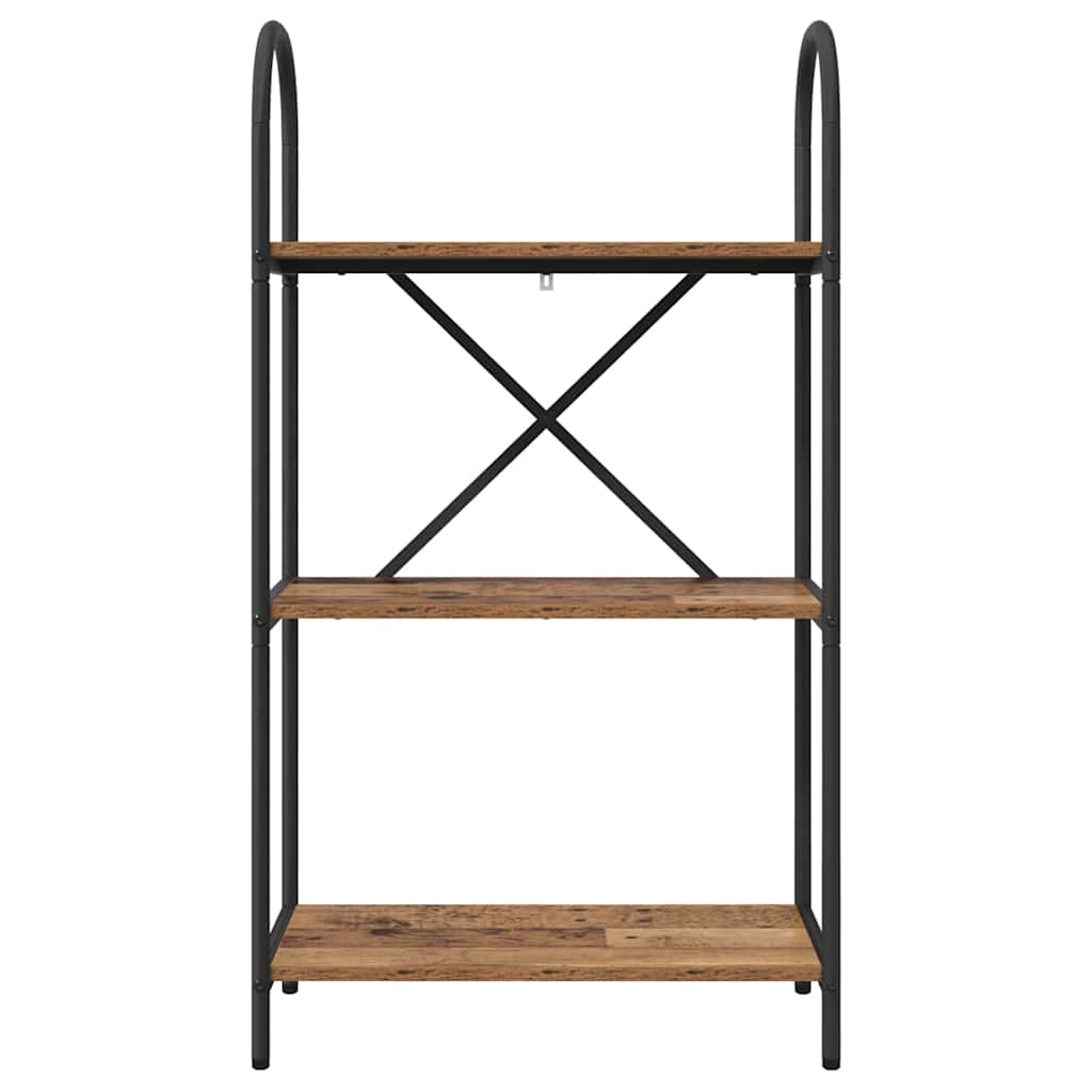 vidaXL Ράφι Βιβλίων Παλαιό ξύλο 60 x 30 x 109 εκ Επεξεργασμένο ξύλο