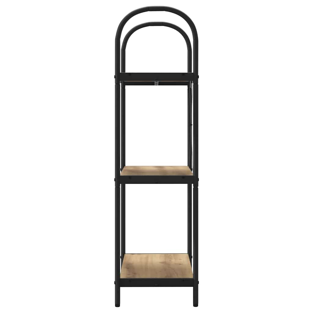 vidaXL Ράφι Βιβλίων artisan δρυς 60 x 30 x 109 εκ Επεξεργασμένο ξύλο