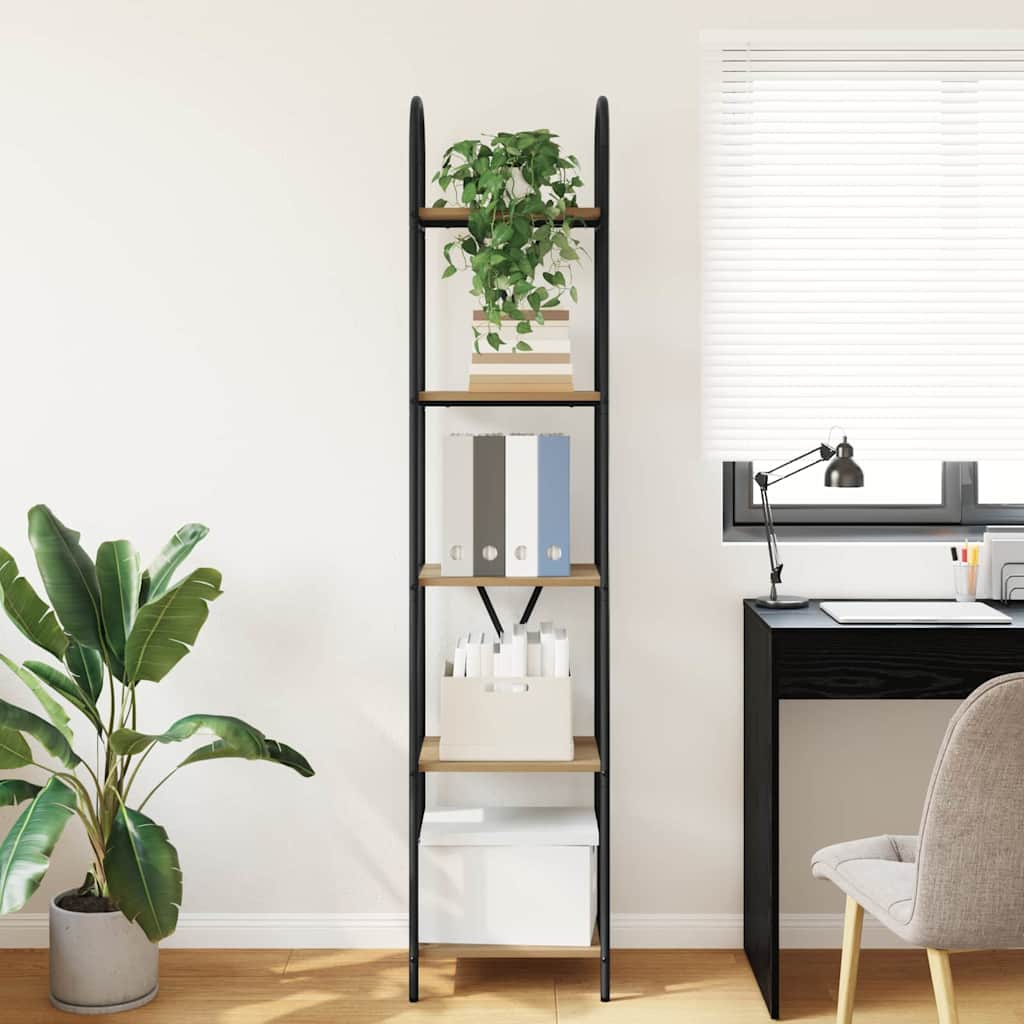 vidaXL Ράφι Βιβλίων artisan δρυς 40 x 30 x 183 εκ Επεξεργασμένο ξύλο