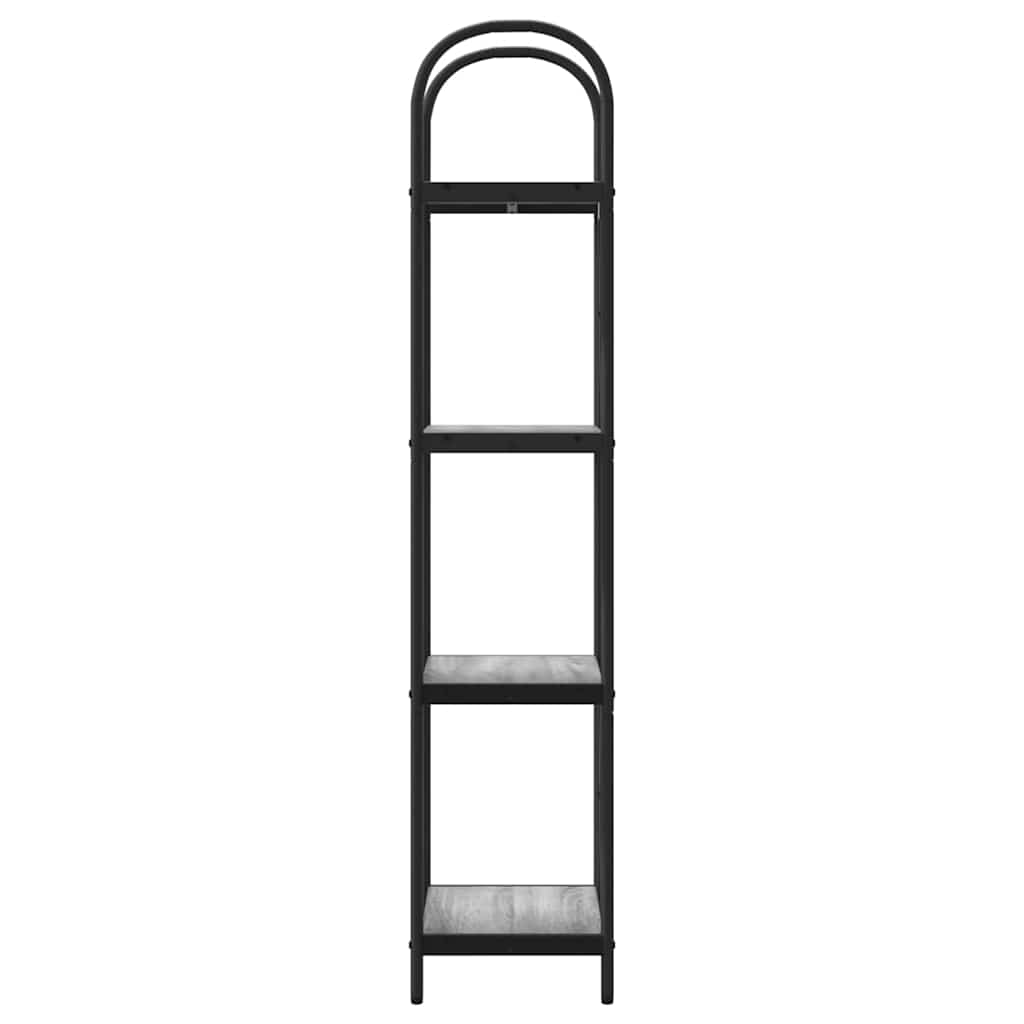 vidaXL Ράφι Βιβλίων Γκρι sonoma 40 x 30 x 146 εκ Επεξεργασμένο ξύλο