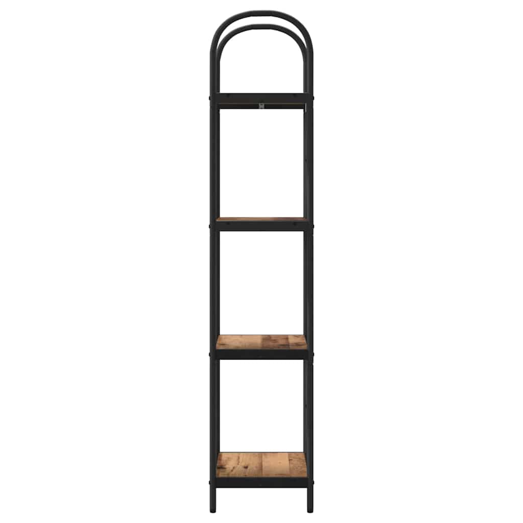 vidaXL Ράφι Βιβλίων Παλαιό ξύλο 40 x 30 x 146 εκ Επεξεργασμένο ξύλο