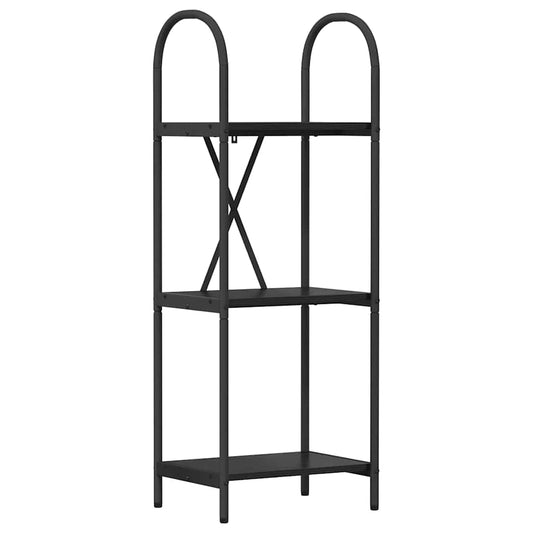 vidaXL Ράφι Βιβλίων Μαύρη δρυς 40 x 30 x 109 εκ Επεξεργασμένο ξύλο