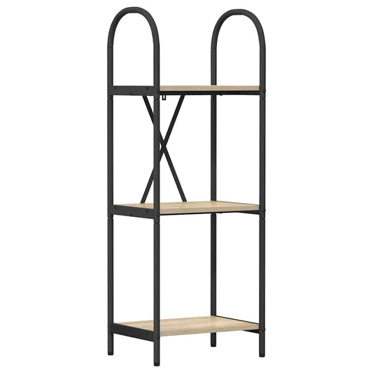 vidaXL Ράφι Βιβλίων Sonoma Δρυς 40 x 30 x 109 εκ Επεξεργασμένο ξύλο