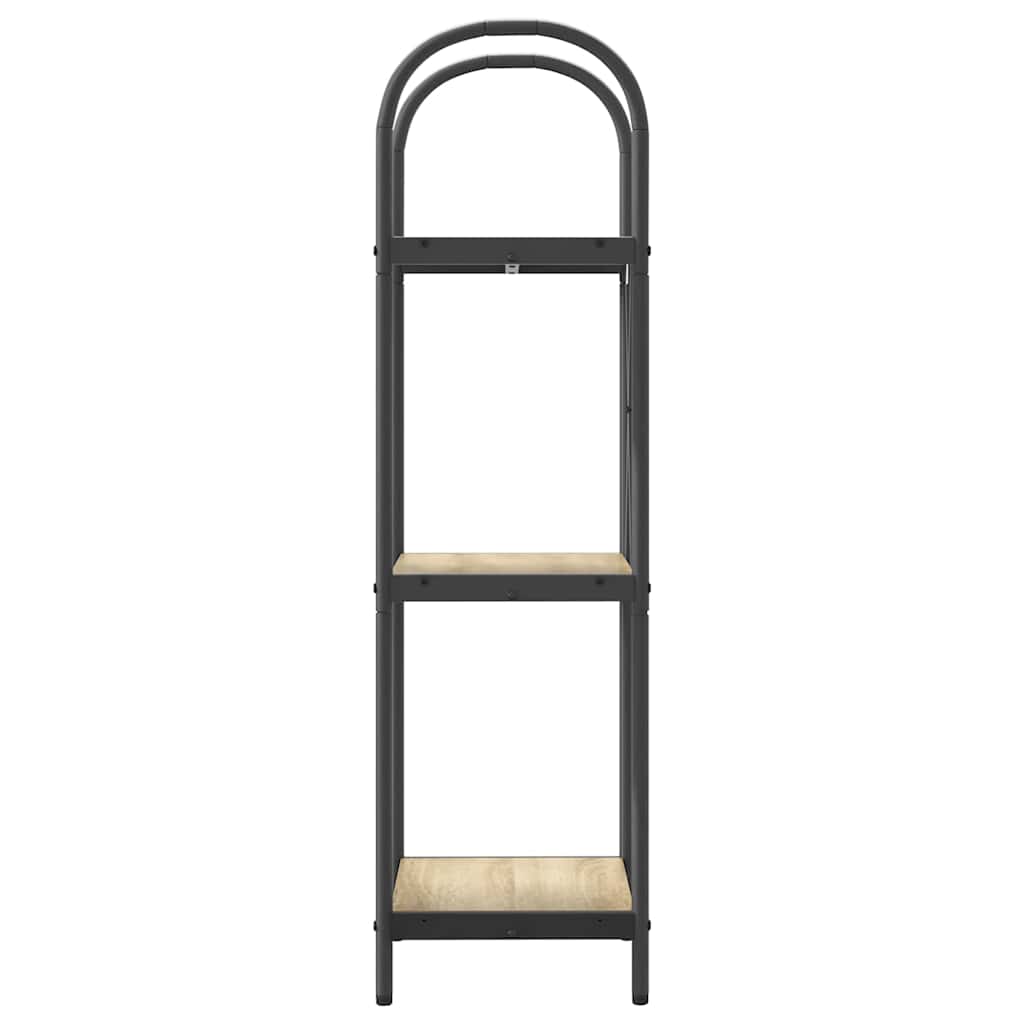 vidaXL Ράφι Βιβλίων Sonoma Δρυς 40 x 30 x 109 εκ Επεξεργασμένο ξύλο