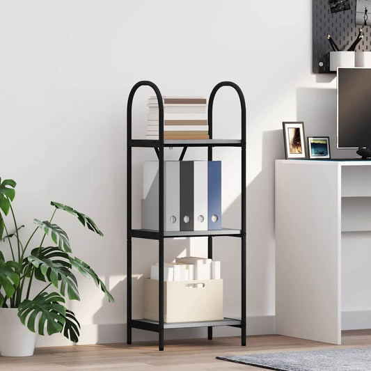 vidaXL Ράφι Βιβλίων Γκρι sonoma 40 x 30 x 109 εκ Επεξεργασμένο ξύλο