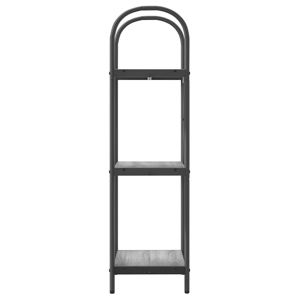 vidaXL Ράφι Βιβλίων Γκρι sonoma 40 x 30 x 109 εκ Επεξεργασμένο ξύλο