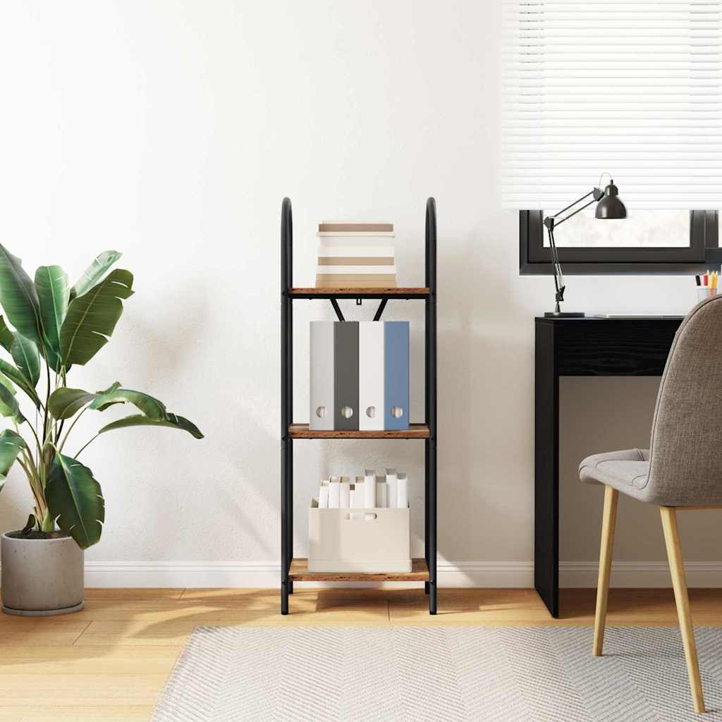 vidaXL Ράφι Βιβλίων Παλαιό ξύλο 40 x 30 x 109 εκ Επεξεργασμένο ξύλο