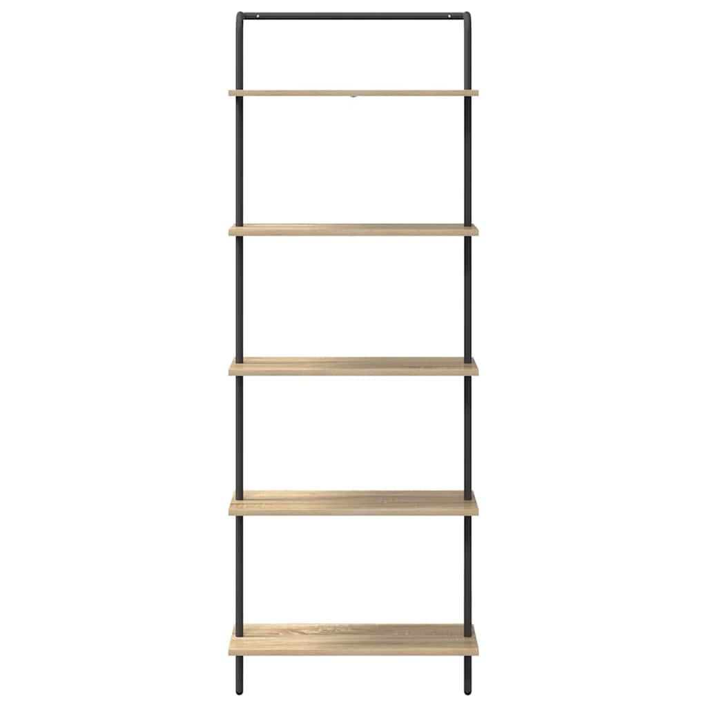 vidaXL Ράφι Βιβλίων Sonoma Δρυς 60 x 24 x 168 εκ. Επεξεργασμένο ξύλο