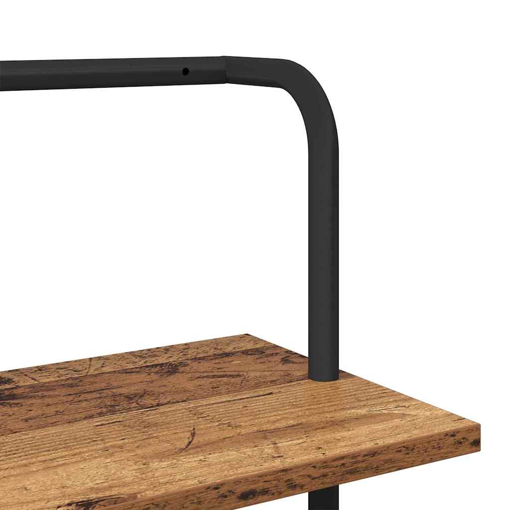 vidaXL Ράφι Βιβλίων Παλαιό ξύλο 60 x 24 x 168 εκ. Επεξεργασμένο ξύλο