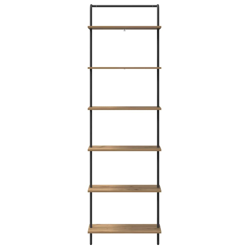 vidaXL Ράφι Βιβλίων Artisan Oak 60 x 24 x 203 εκ Επεξεργασμένο ξύλο