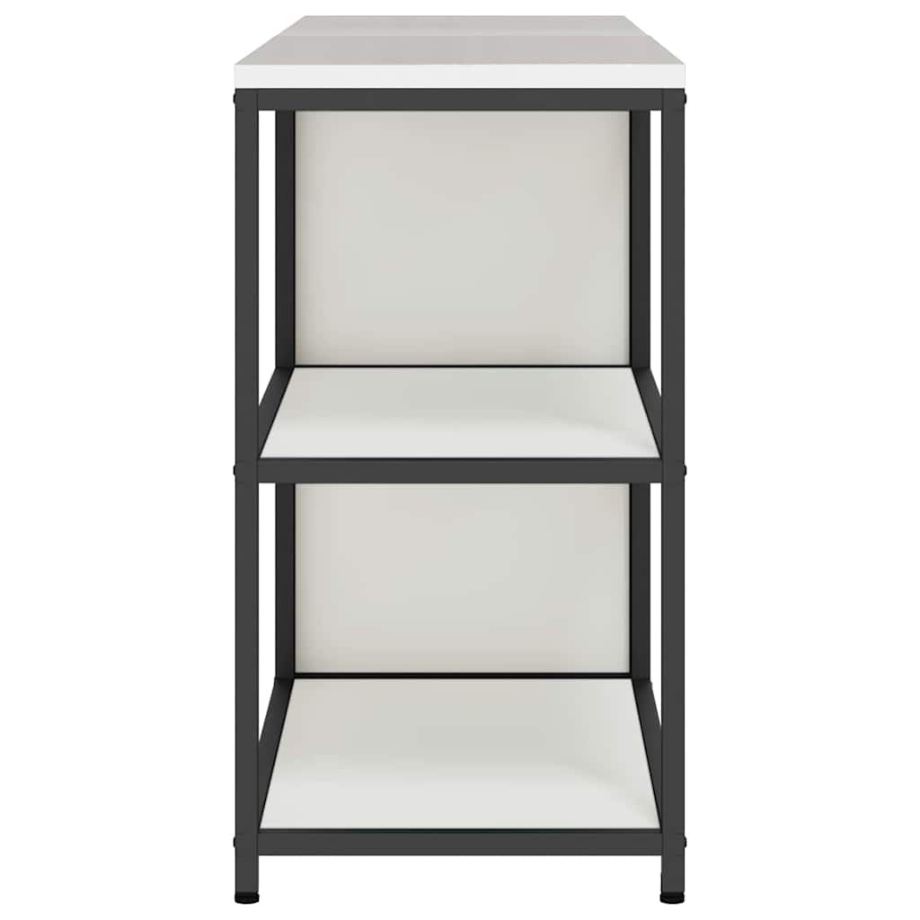vidaXL Σετ Αποθήκευσης Κουζίνας 2 pcs Λευκό Ψυχρής έλασης χάλυβας