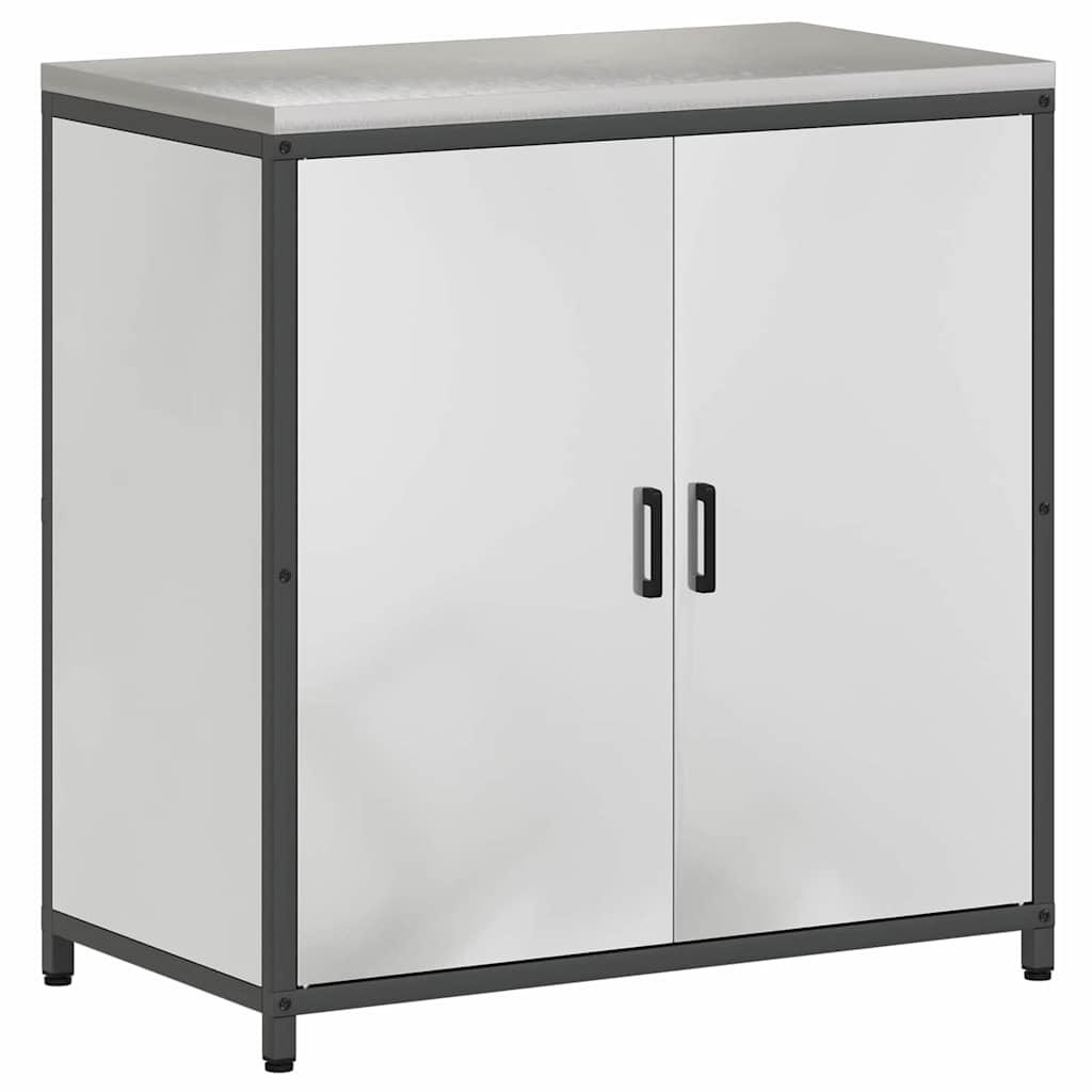 vidaXL Σετ Αποθήκευσης Κουζίνας 2 pcs Ασημί Επικαλυμμένος Χάλυβας