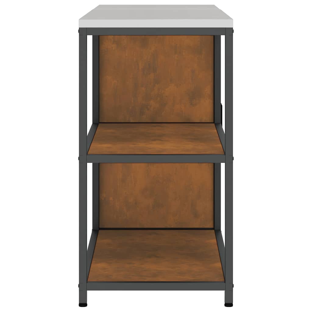 vidaXL Σετ Αποθήκευσης Κουζίνας 2 pcs Σκ rusty 150 x 50 x 92 εκ.