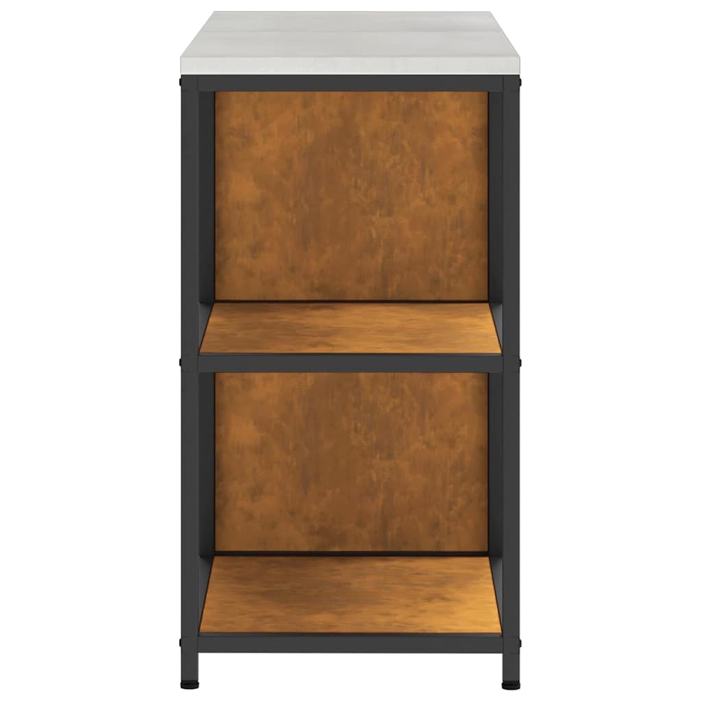 vidaXL Σετ Αποθήκευσης Κουζίνας 2 pcs Σκ rusty 150 x 50 x 92 εκ.