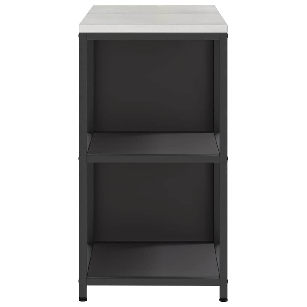 vidaXL Σετ Αποθήκευσης Κουζίνας HATTEM 2 pcs Μαύρο