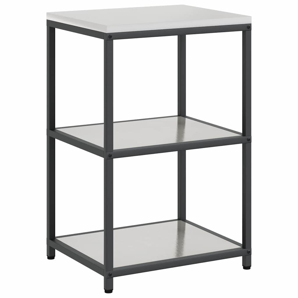 vidaXL Σετ Αποθήκευσης Κουζίνας HATTEM 2 pcs Ασημί Ανοξείδωτο Ατσάλι