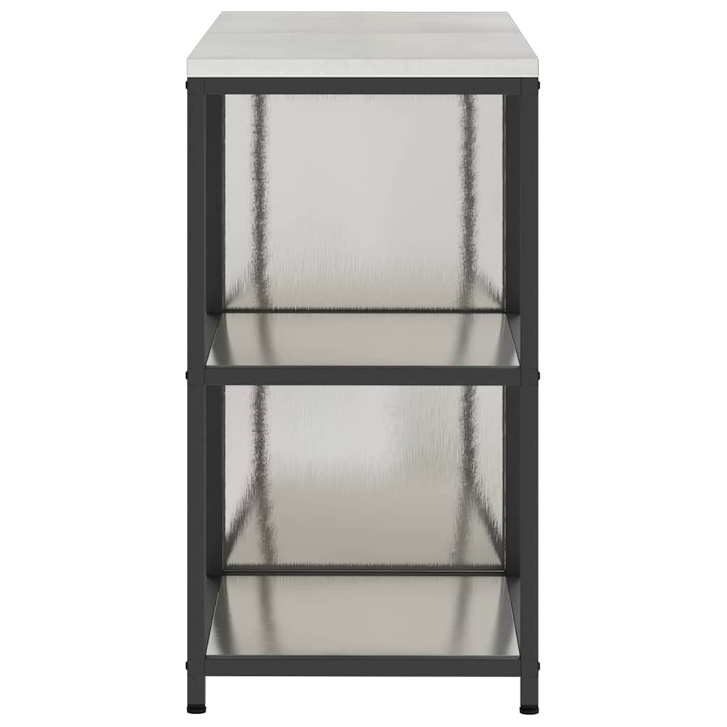 vidaXL Σετ Αποθήκευσης Κουζίνας HATTEM 2 pcs Ασημί Ανοξείδωτο Ατσάλι
