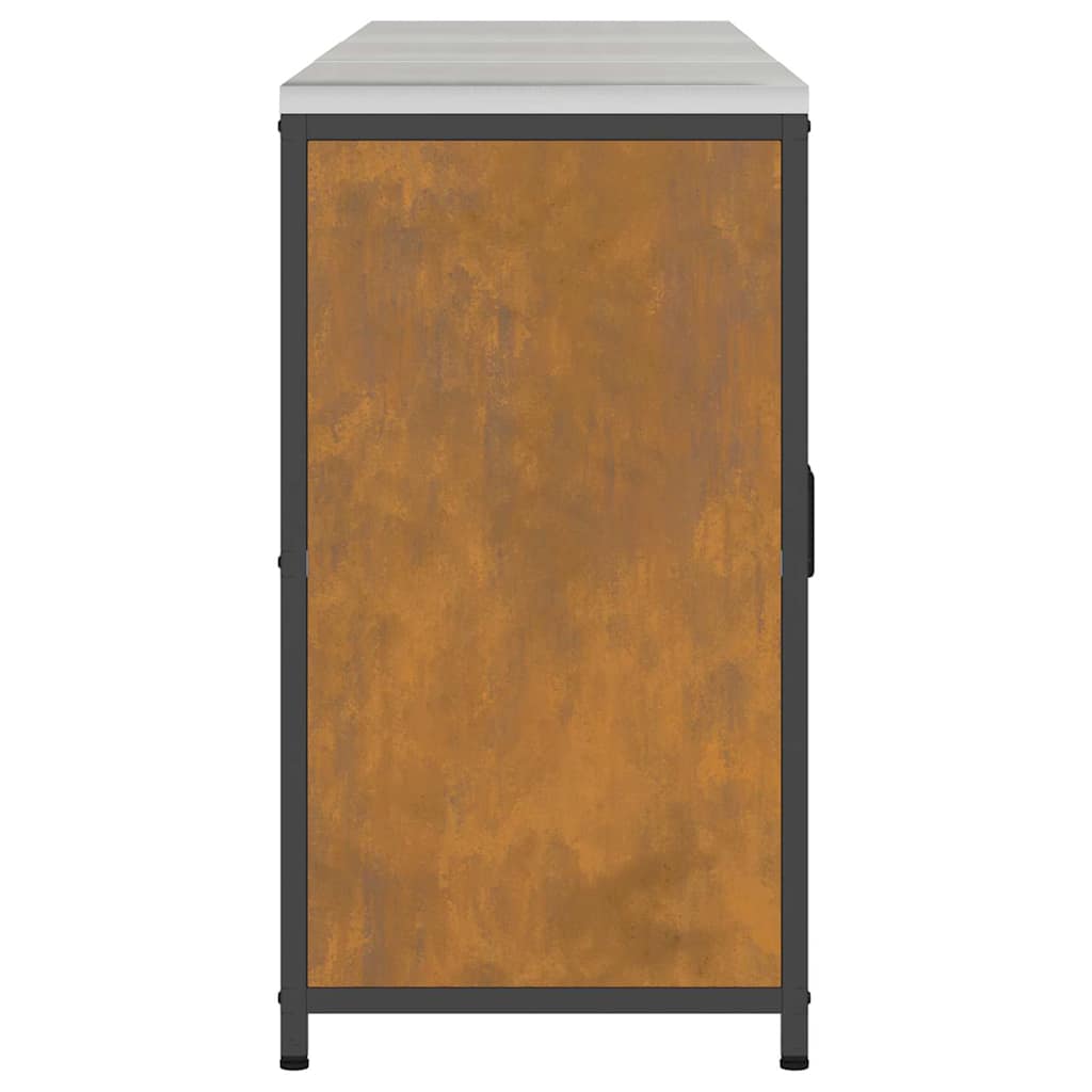 vidaXL Σετ Αποθήκευσης Κουζίνας 3 pcs Σκ rusty 180 x 50 x 92 εκ.
