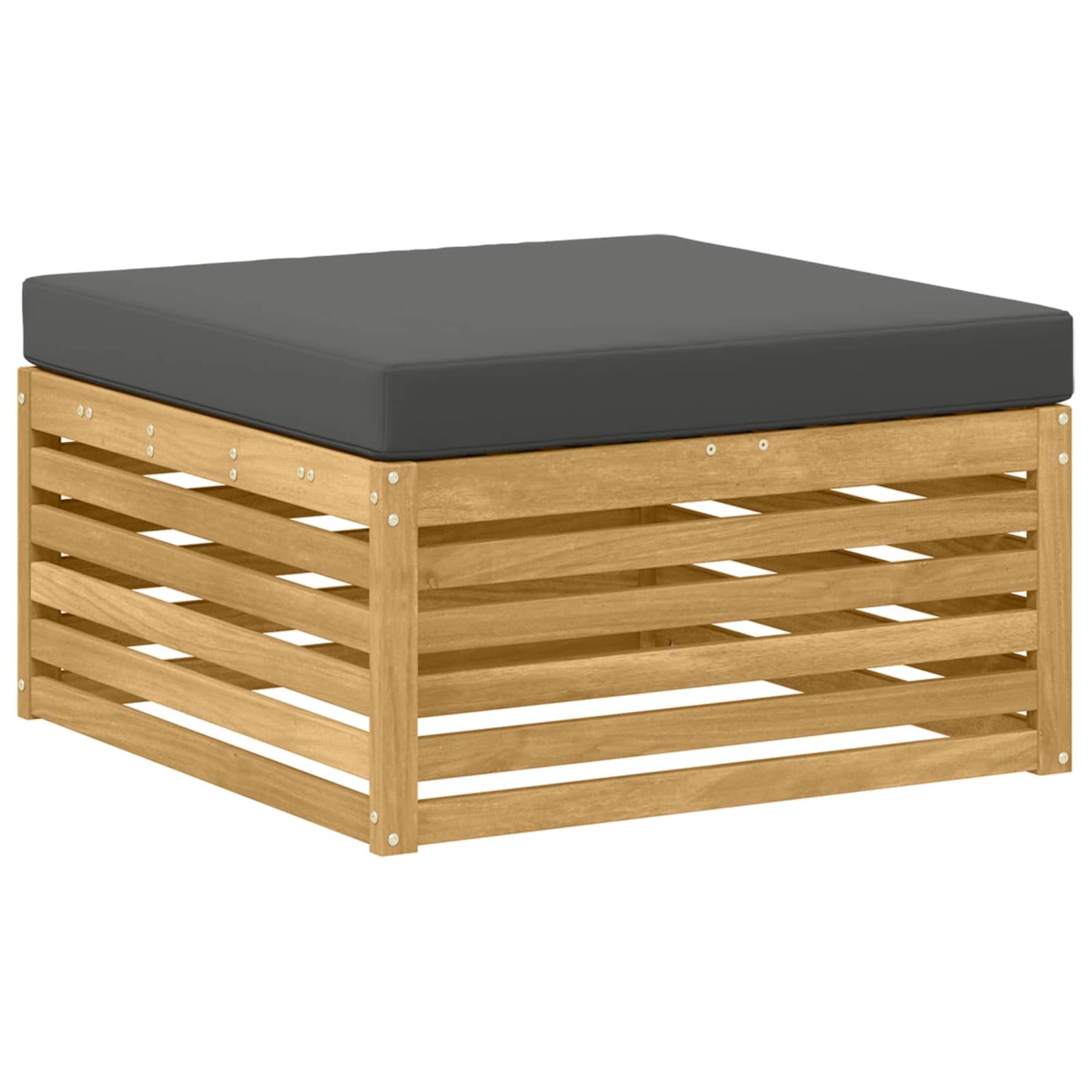 vidaXL Σειρά Καναπέ Εξωτερικού με μαξιλάρι 8 pcs Άσπρο και Ανθρακί