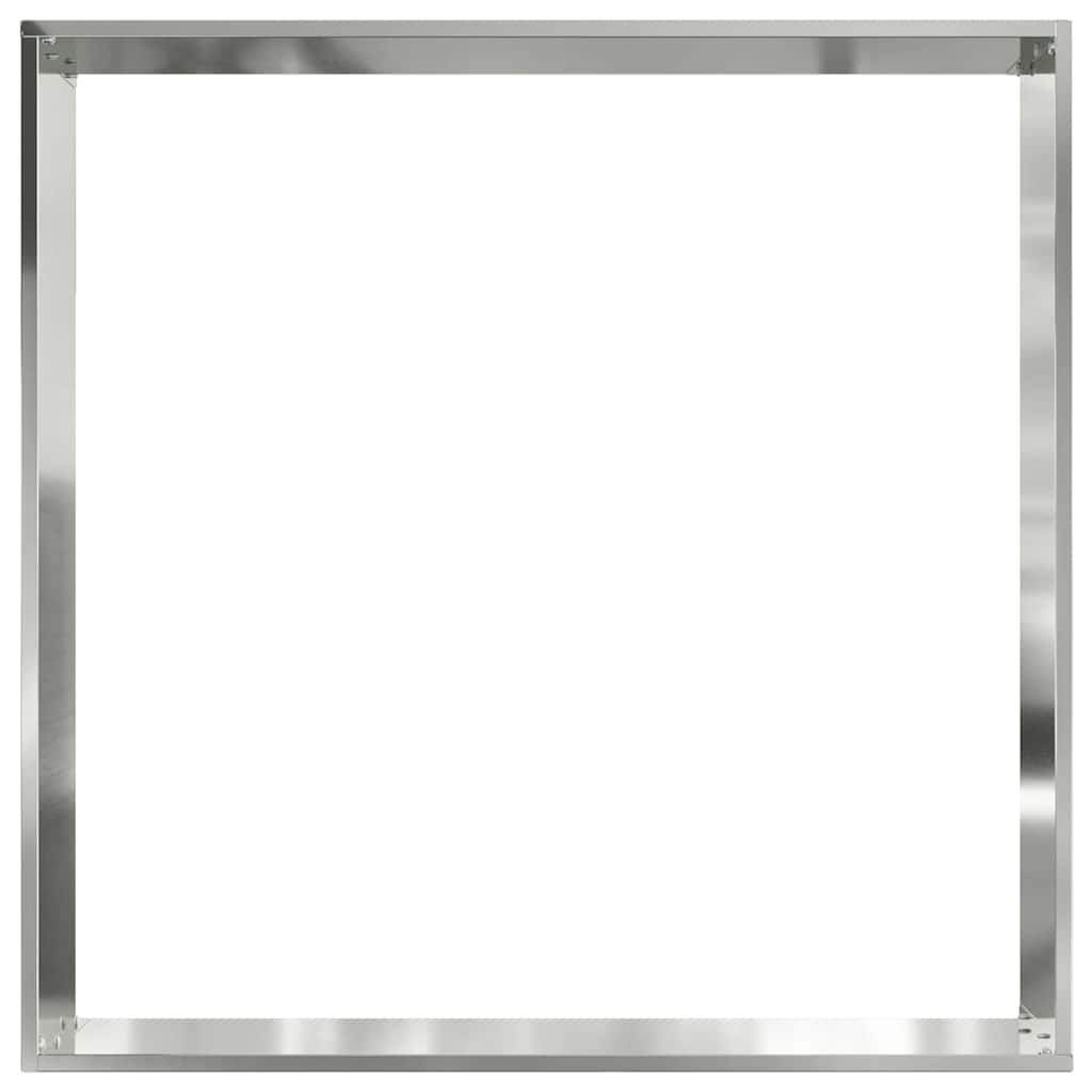 vidaXL Περίγραμμα γκαζόν 6 pcs Ασημί 60 x 60 x 13 εκ