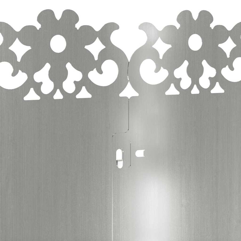 vidaXL Περιγράμματα γκαζόν 20 pcs Ασημί 103 x 0,05 x 22 εκ