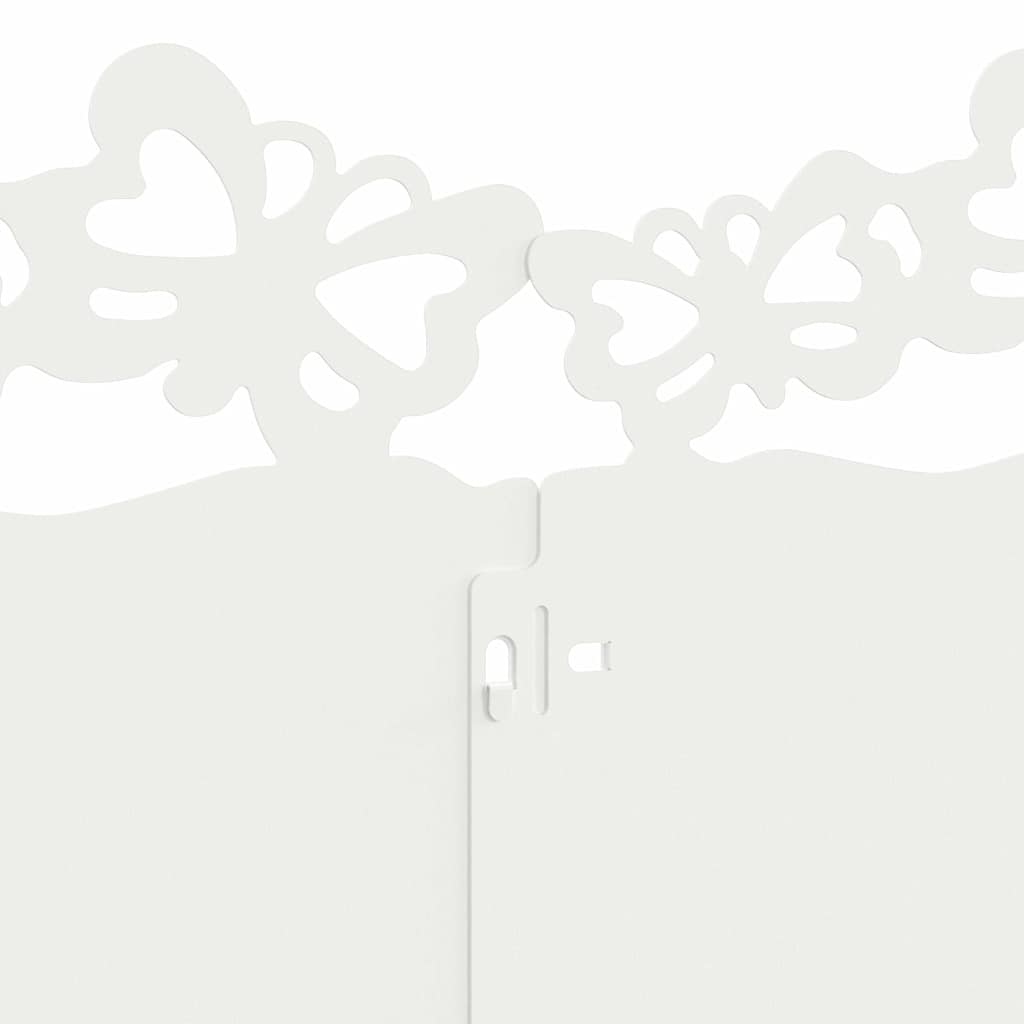 vidaXL Περιγράμματα γκαζόν 30 pcs Λευκό 103 x 0,05 x 22 εκ Ατσάλι