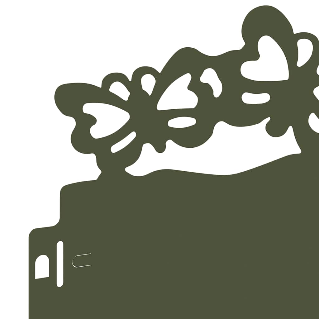 vidaXL Περιγράμματα γκαζόν 30 pcs Ελιά Πράσινη 103 x 0,05 x 22 εκ