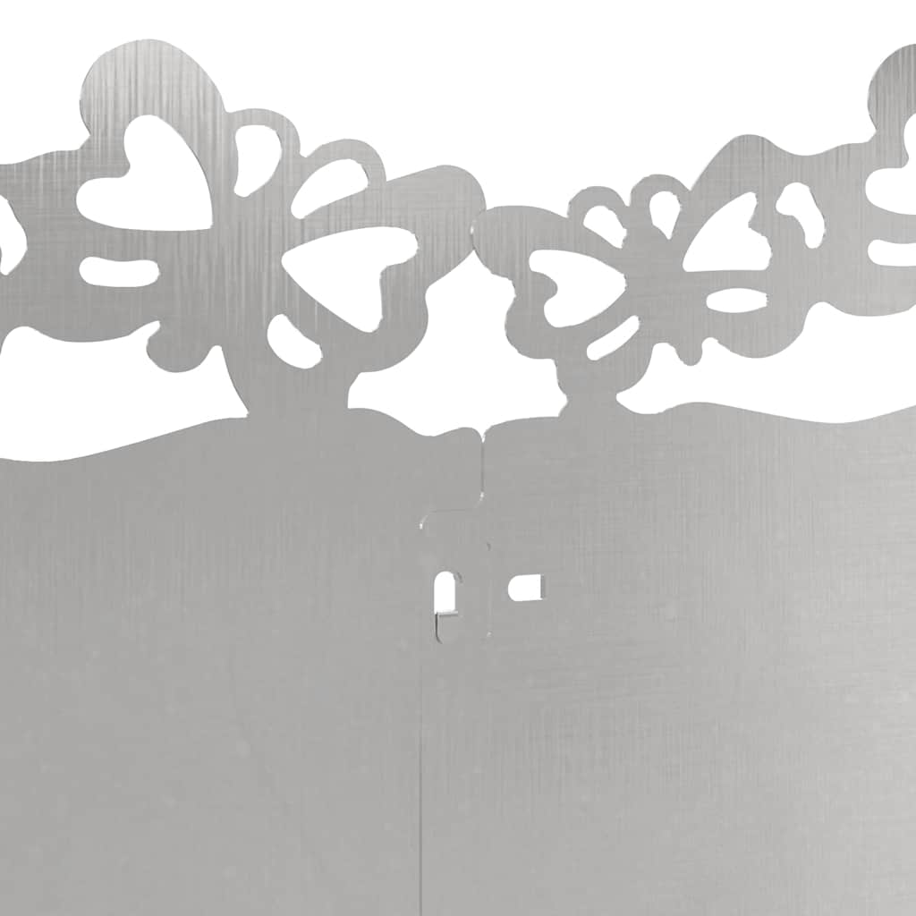 vidaXL Περιγράμματα γκαζόν 30 pcs Ασημί 103 x 0,05 x 22 εκ