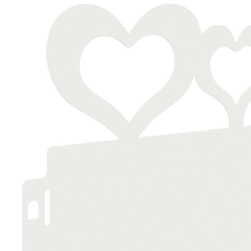 vidaXL Περιγράμματα γκαζόν 20 pcs Λευκό 103 x 0,05 x 22 εκ Ατσάλι