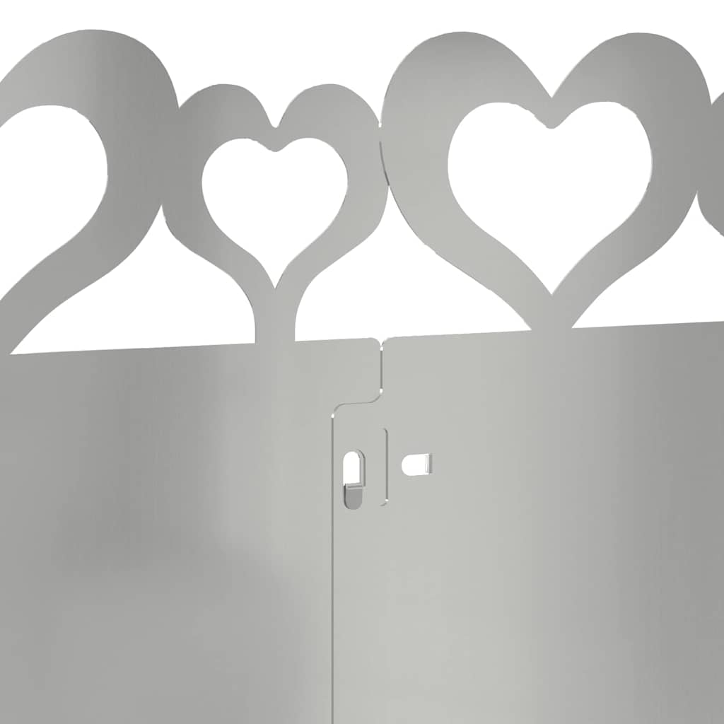 vidaXL Περιγράμματα γκαζόν 20 pcs Ασημί 103 x 0,05 x 22 εκ