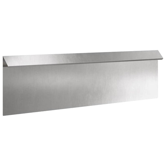 vidaXL Φράκτης σαλιγκαριών 16 pcs Ασημί 100 x 3,5 x 25 εκ