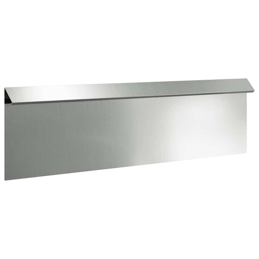 vidaXL Φράκτης σαλιγκαριών Ασημί 100 x 3,5 x 25 εκ