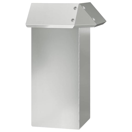 vidaXL Φράκτης σαλιγκαριών Ασημί 13,5 x 13,5 x 25 εκ