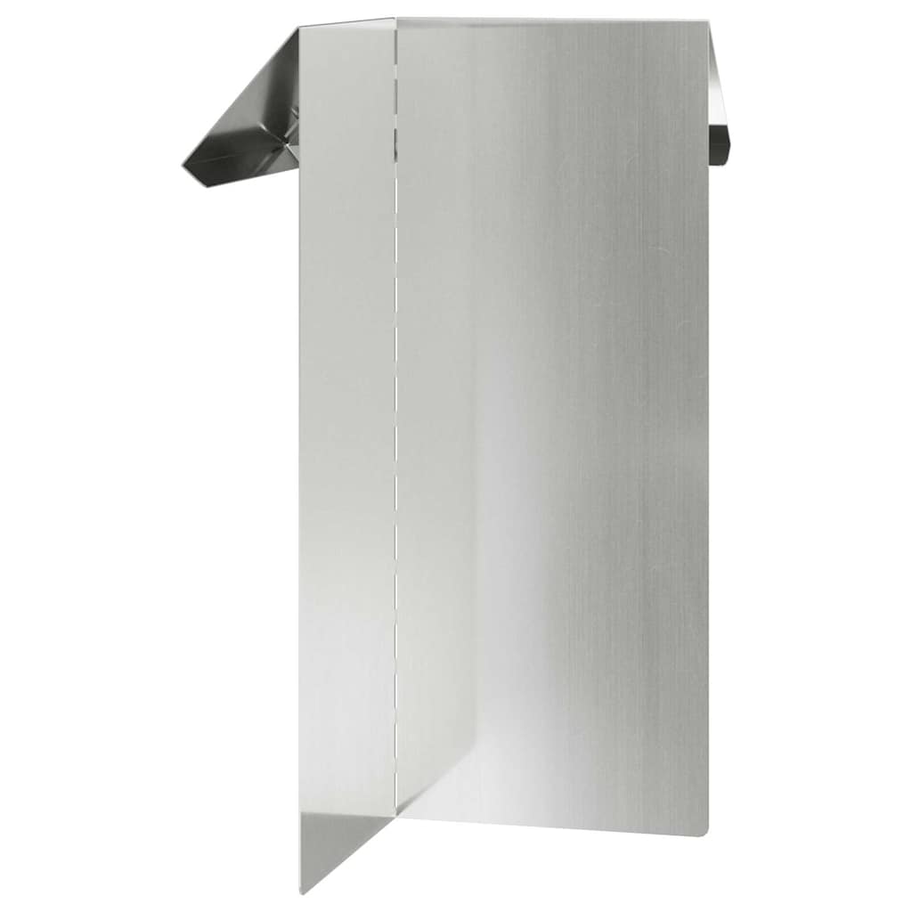 vidaXL Φράκτης σαλιγκαριών Ασημί 13,5 x 13,5 x 25 εκ