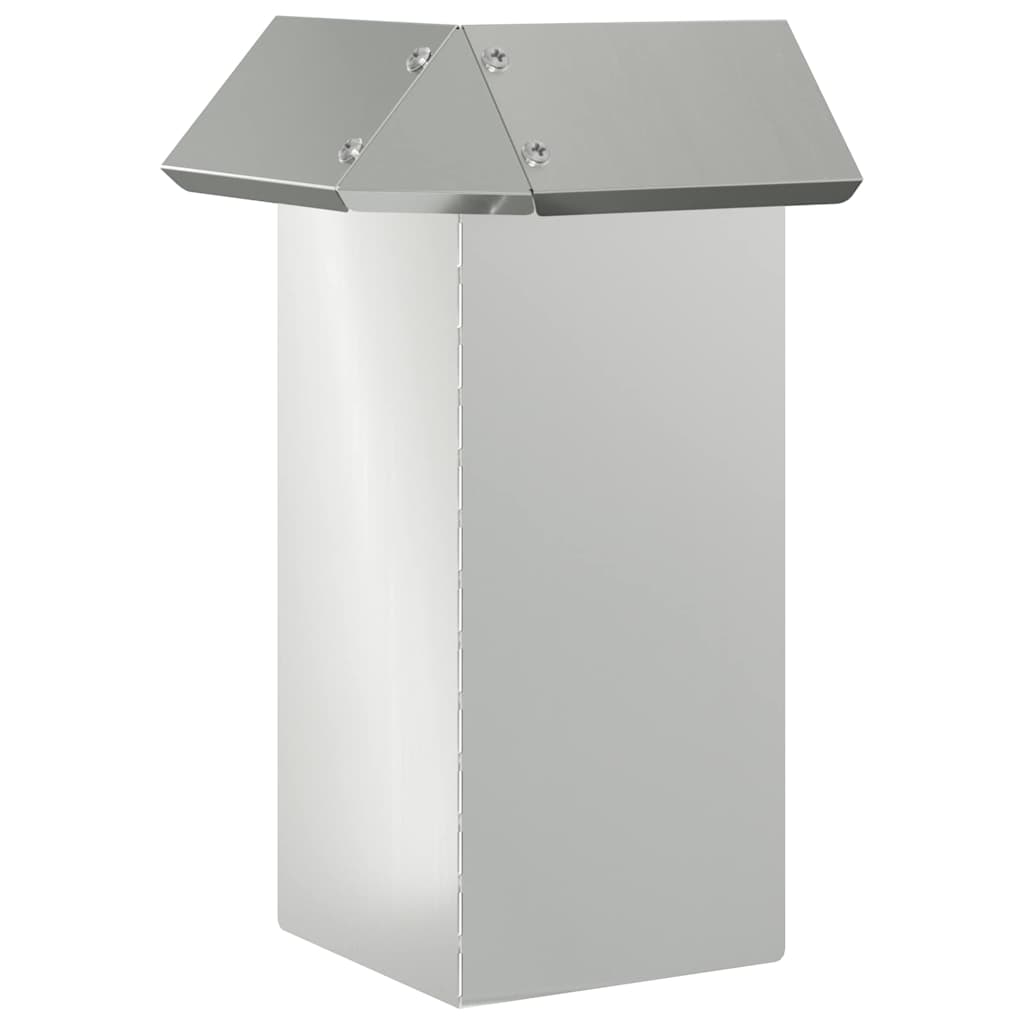 vidaXL Φράκτης σαλιγκαριών Ασημί 13,5 x 13,5 x 25 εκ