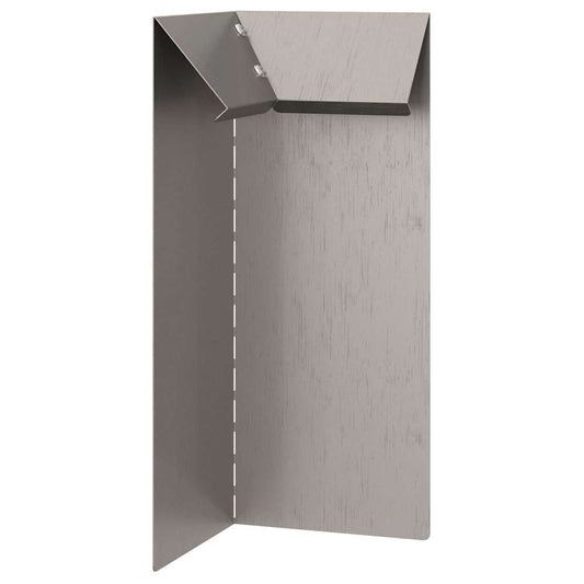 vidaXL Φράκτης σαλιγκαριών 4 pcs Σκ rusty 10 x 10 x 25 εκ