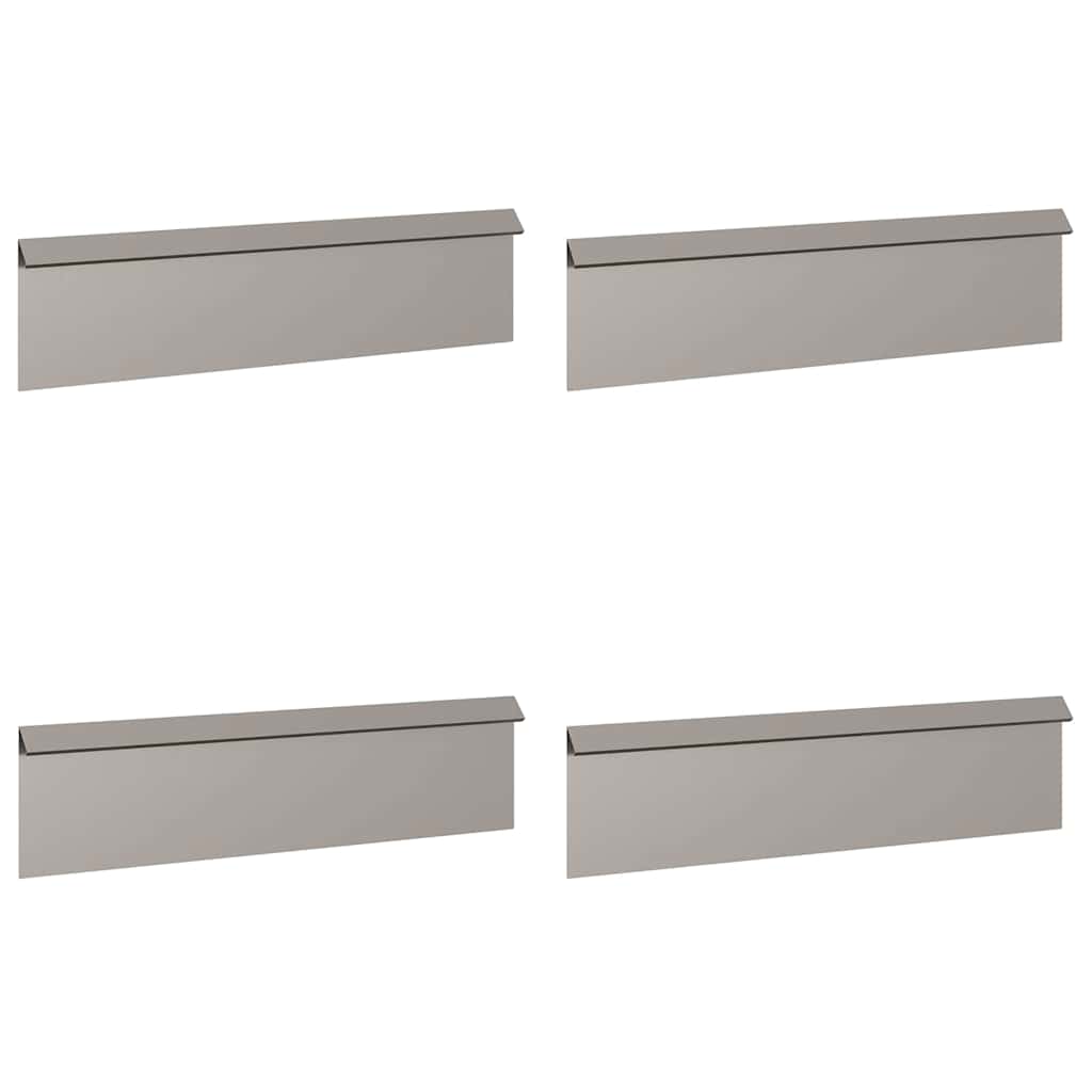 vidaXL Φράχτες με σαλιγκάρια 8 pcs Σκ rusty Ατσάλι Σκληρυθέν στον Αέρα