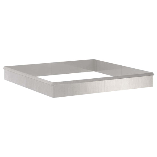 vidaXL Φράχτες με σαλιγκάρια 12 pcs Ασημί Ανοξείδωτο ατσάλι