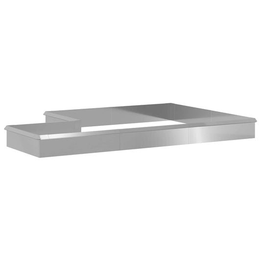 vidaXL Φράχτες με σαλιγκάρια 16 pcs Ασημί Επικαλυμμένος Χάλυβας