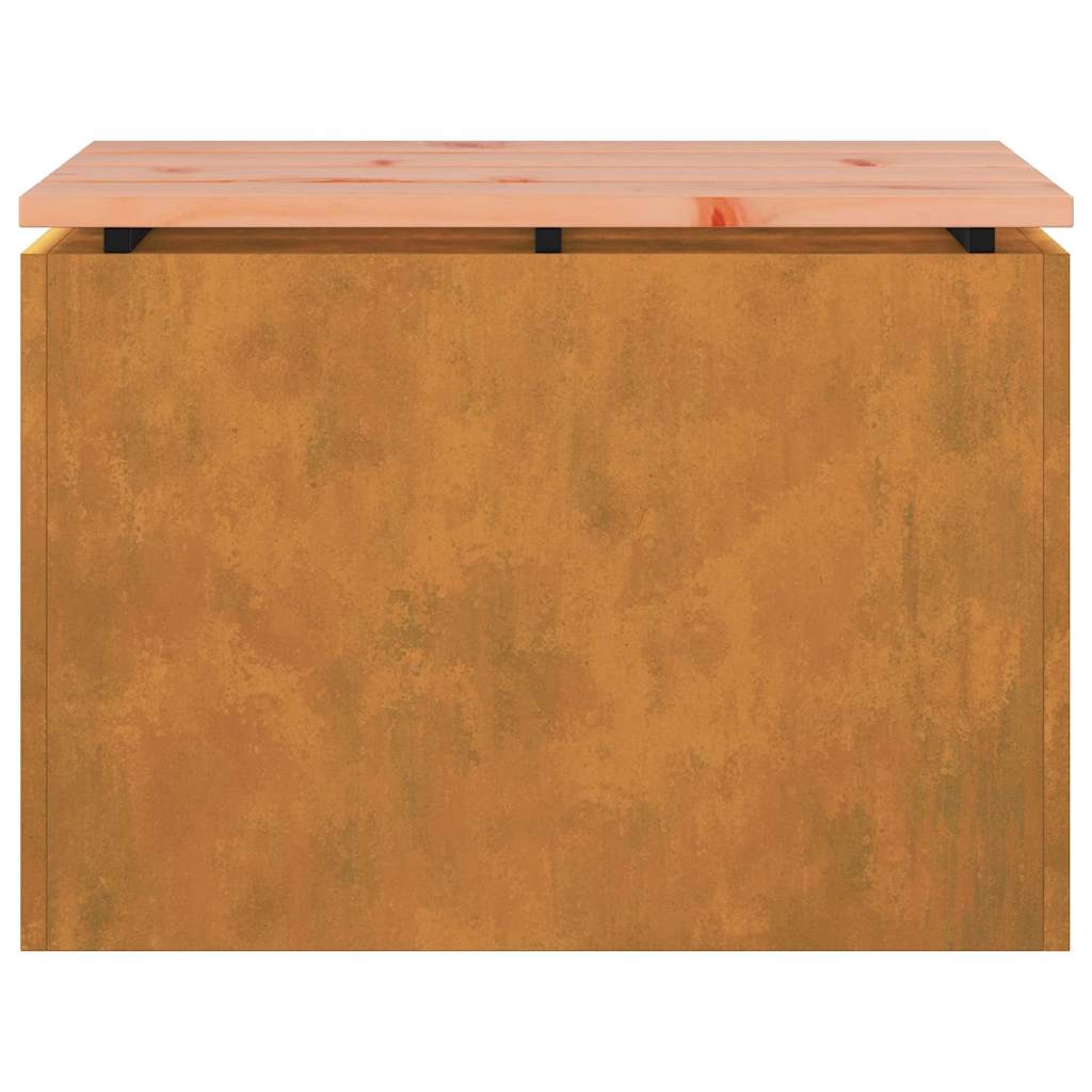 vidaXL Παγκάκι κήπου Σκ rusty 60 x 40 x 43 εκ