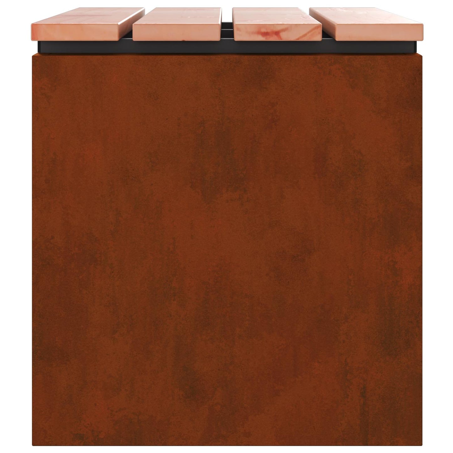 vidaXL Παγκάκι κήπου Σκ rusty 60 x 40 x 43 εκ