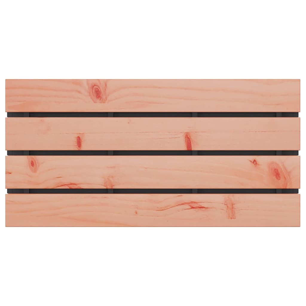 vidaXL Παγκάκι κήπου Μαύρο 80 x 40 x 43 εκ Ατσάλι