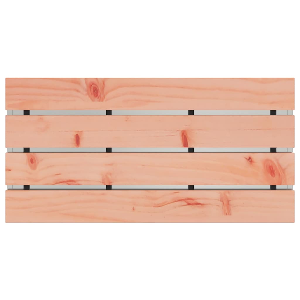 vidaXL Παγκάκι κήπου Ασημί 80 x 40 x 43 εκ Γαλβανισμένος χάλυβας