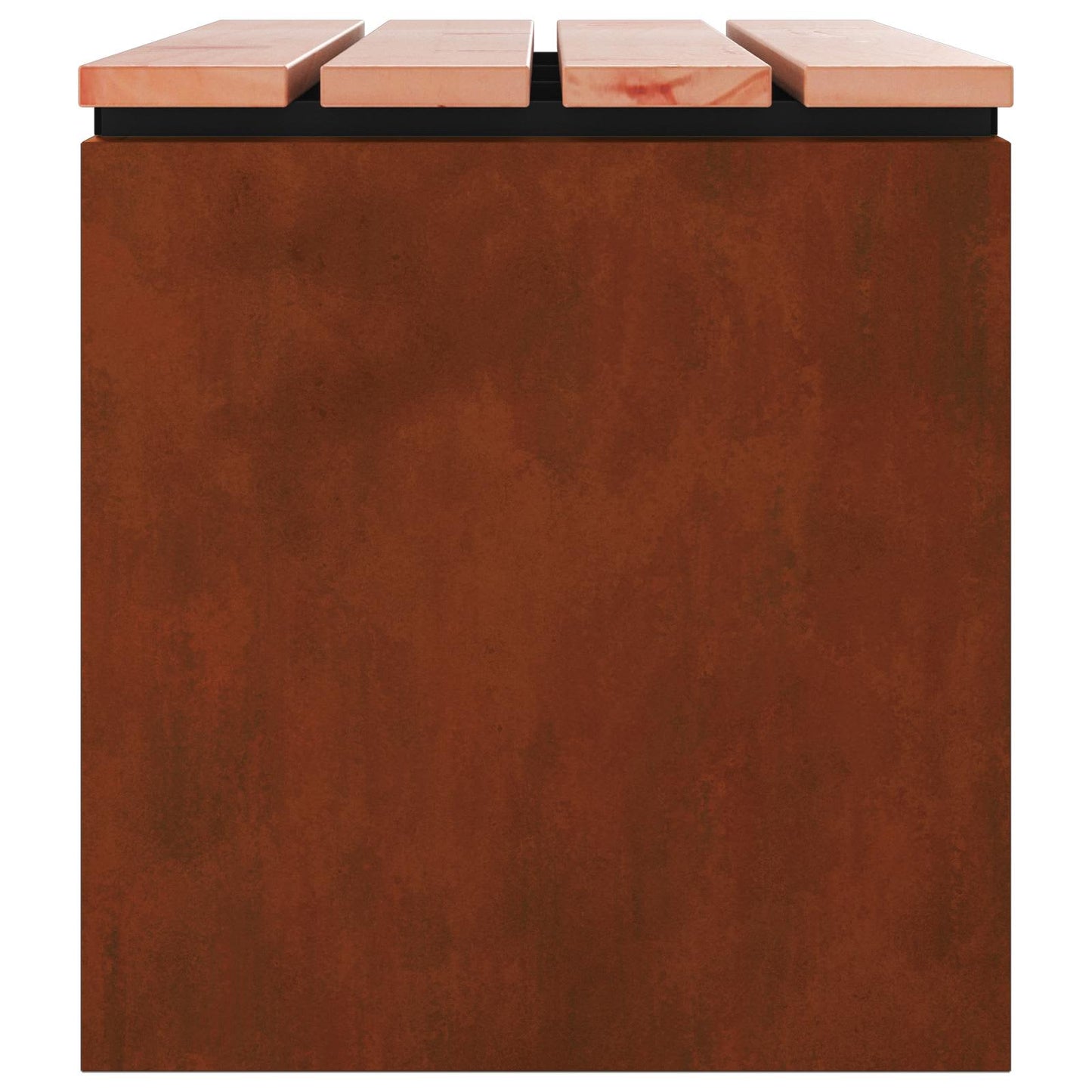 vidaXL Παγκάκι κήπου Σκ rusty 80 x 40 x 43 εκ