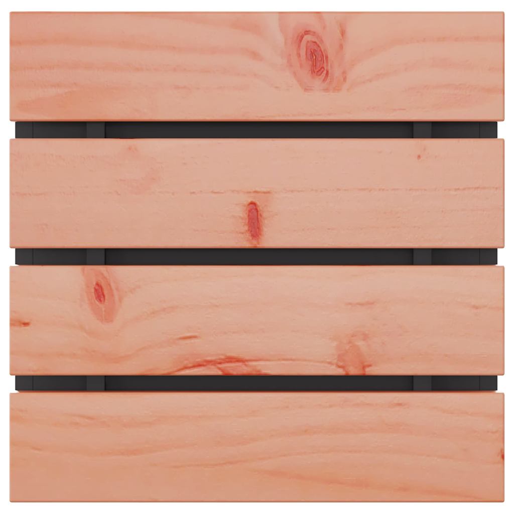 vidaXL Παγκάκι κήπου Μαύρο 40 x 40 x 43 cm Ατσάλι