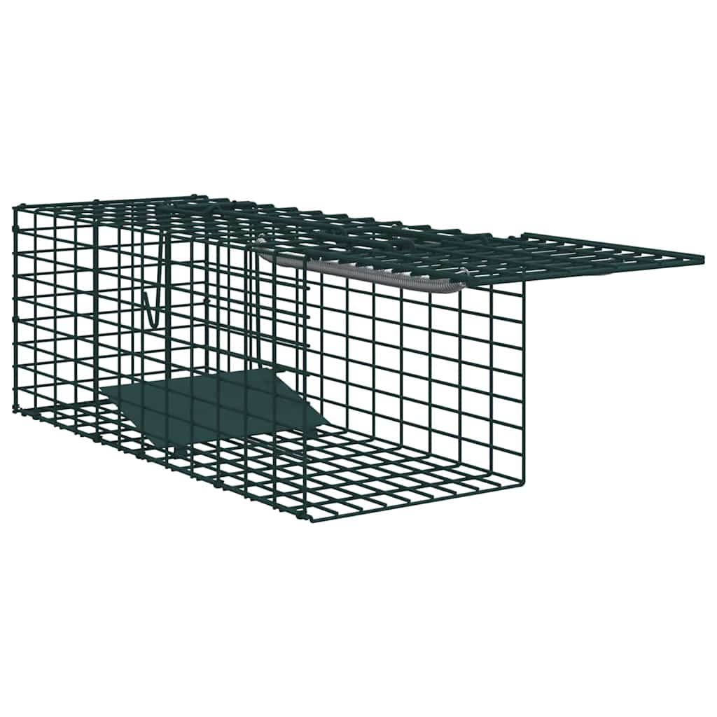 vidaXL Παγίδα Ζώων Πράσινο 31 x 13 x 12 εκ. Ατσάλι