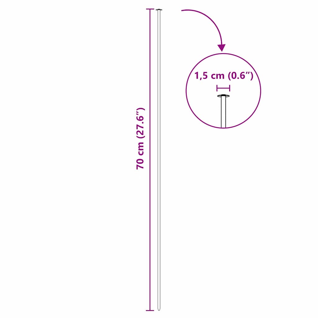 vidaXL Σετ φράχτη για λιμνούλες 5 pcs Πράσινο 100 x 50 cm Ατσάλι