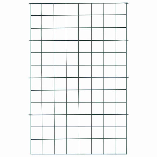 vidaXL Σετ φράχτη για λιμνούλες 8 pcs Πράσινο 50 x 80 cm Ατσάλι