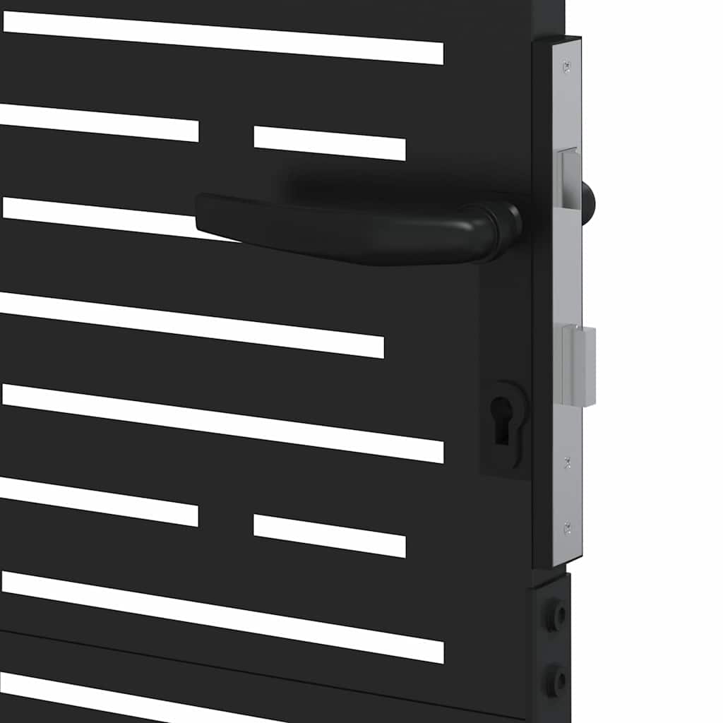 vidaXL Πύλη Κήπου 85 x 175 cm Ατσάλι με Επικάλυψη Πούδρας Κλειδώσιμο